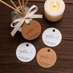 Y2-200pcs 35mm diameter round Custom wedding labels, Personalised thank you tags Custom monogram wedding envelope initial seals