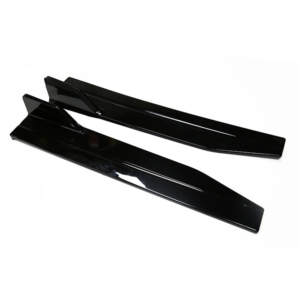 56 cm Auto-Seitenschweller-Verlängerung Rocker Splitter Diffusor Winglet Wings Universal 22,04 Zoll Stoßstangenlippenschutz mit Schrauben – Detail 4