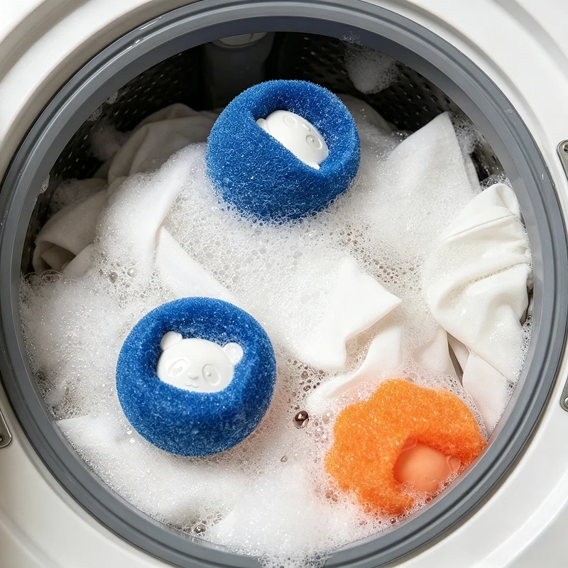 Reusable Laundry Washing Ball Pet Hair Removal Washing Machine Accessories Anti-winding Laundry Balls Clothes Hair Cleaning Tool