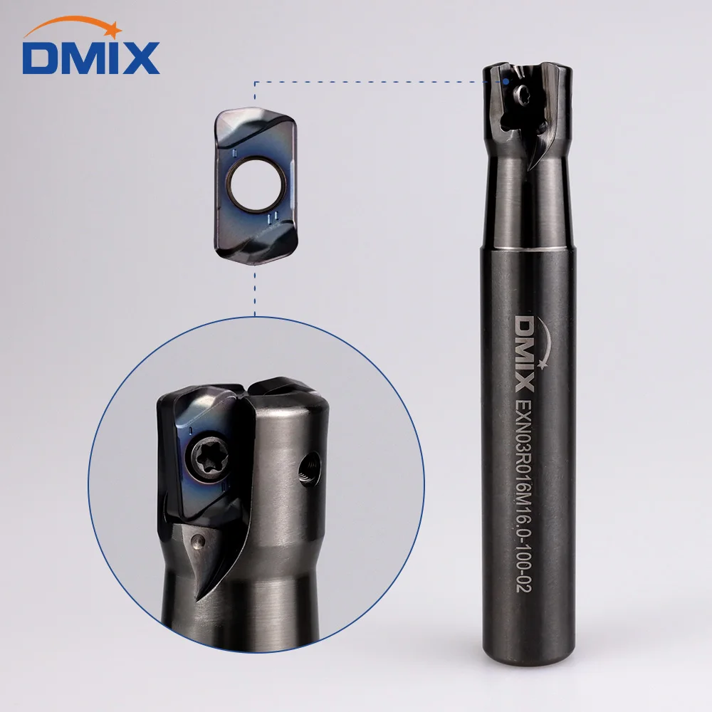 DMIX EXN03R Milling Cutter Bar LNMU0303 Fast Feed Double-sided Insert Tool milling Tool Holder