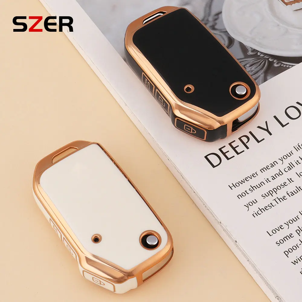 Fashion TPU Car Flip Key Case Cover Shell For Kia Sportage Ceed Xceed Sports K5 Seltos 2019 2020 2022 2023 Accessories