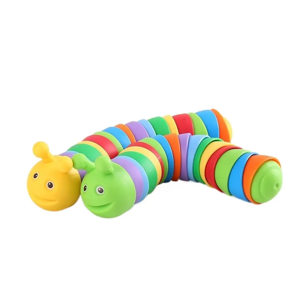 Toys Interactive Relief Toys Degree Rotatable Rainbow Snail Slug Rotating Toys Rainbow Snail Toys Rainbow Caterpillar Toys