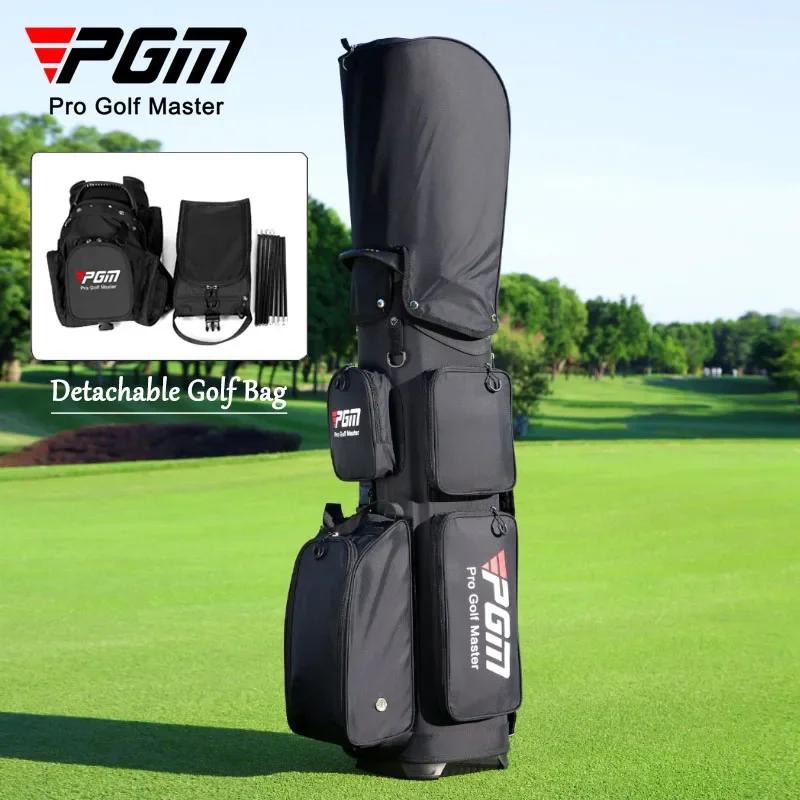 

PGM Men Women Waterproof Detachtable Golf Stand Ball Bag PU Golf Bag Unisex Ultra-light Large Capacity Club Bags Support 14 Club