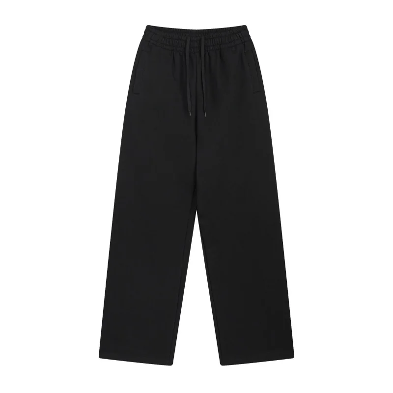 Black Baja Style Men's Women's Loose Seamless Cutting Hole Breaking Sharing Machete Pants Sweatpants