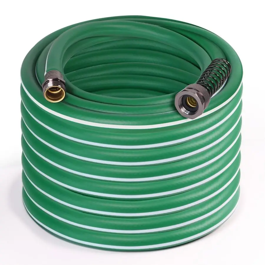 

Садовый шланг Duty Garden Hose 100 футов, гибридный, для наружного использования, с прочными соединениями, гибкий, без заломов, легкий, для полива газонов.