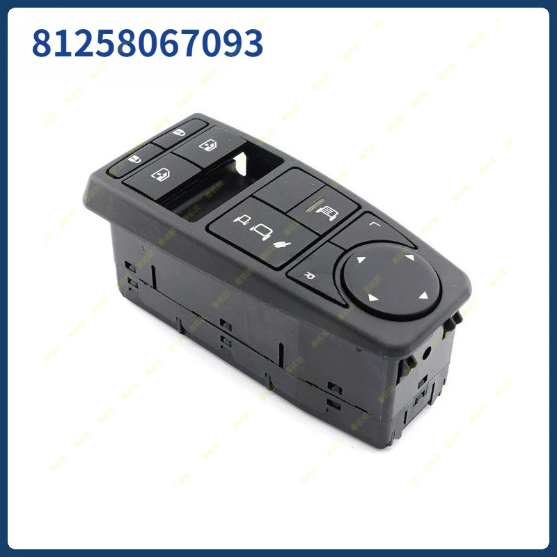 

81258067093 Driver Side Auto Electric Window Control Switch For MAN Truck Man TGS TGX TGL TGM 24V