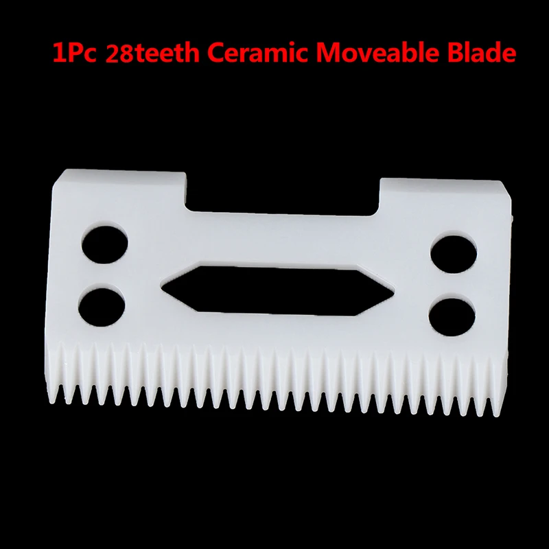 1X Ceramic Blade 28 Teeth with 2-hole Accessories for Cordless Clipper Zirconia