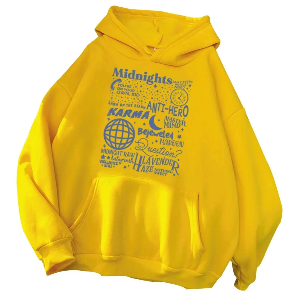 2024 new Taylor Midnight Hoodie music album Moletom, Unisex Swift Pullover, street sweatshirt, Amantes Presente