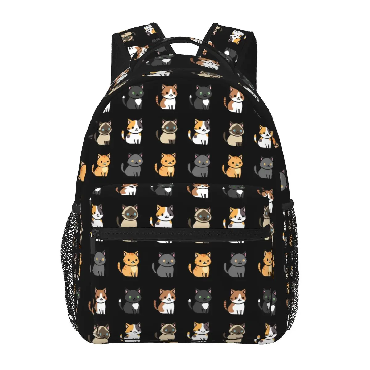 

Cats Backpacks Boys Girls Bookbag Students School Bags Cartoon Travel Rucksack Shoulder Bag Large Capacity