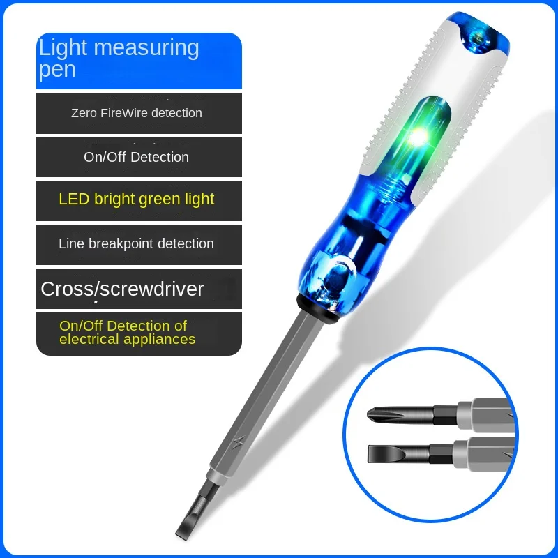 Stylo de test d'électricien intelligent multifonctionnel à haute sensibilité, détection par induction des points de rupture, sans fil sous tension