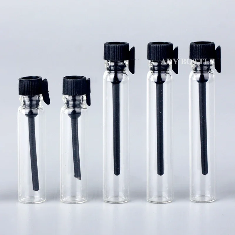 1ml 2ml 3ml Separate Bottle of Essential Oil Transparent Drop Stick Glass Trial Bottle Perfume Bottling Sample Bottle