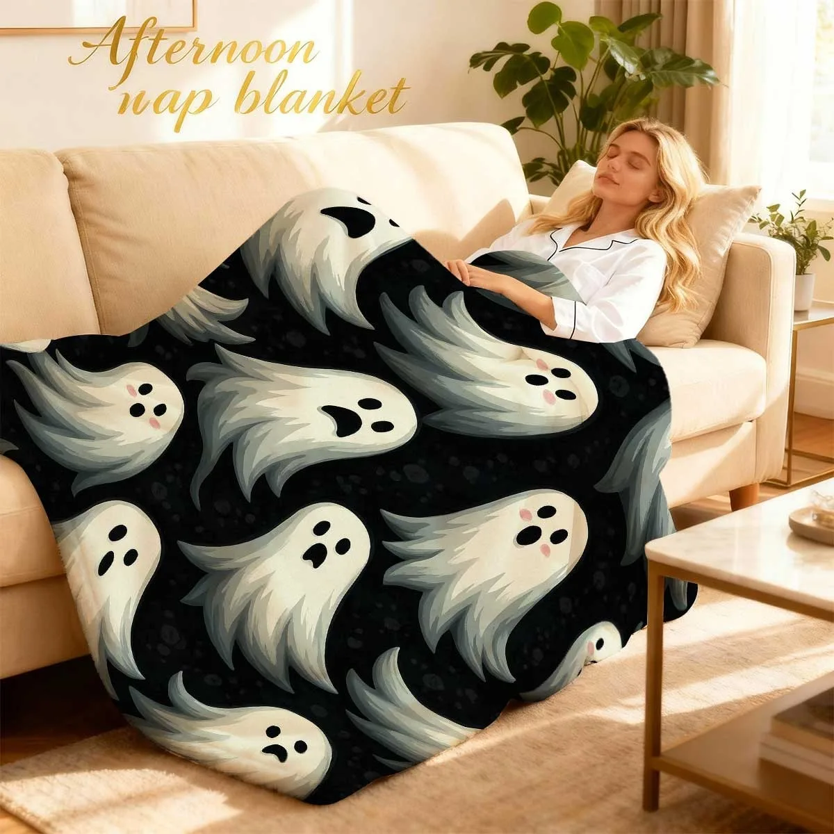 Adorable Flannel Blanket UltraSoft, Warm & Cozy, Perfect for Family Gatherings, and Holiday Gifts Ideal for Cozy Autumn and Winter Home Decor