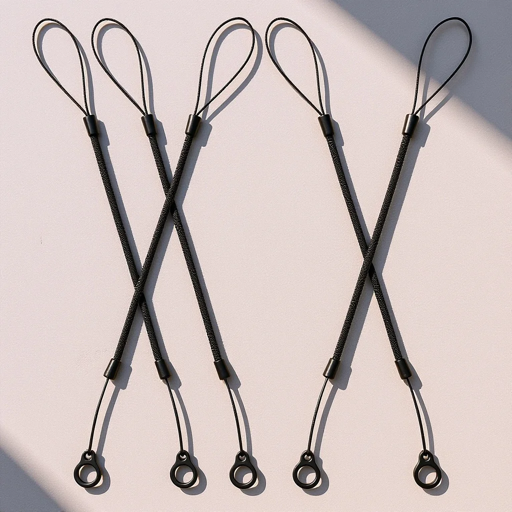 

5Pcs Retractable Pen Lanyard High Elasticity Tether for Stylus Touchscreen Devices Easy Carry Pen Tether Plastic Spring Lanyard