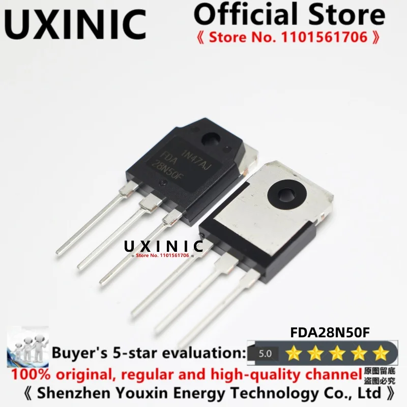 

UXINIC 100% New Imported Original FDA28N50F 28N50F TO-247 IGBT Transistor