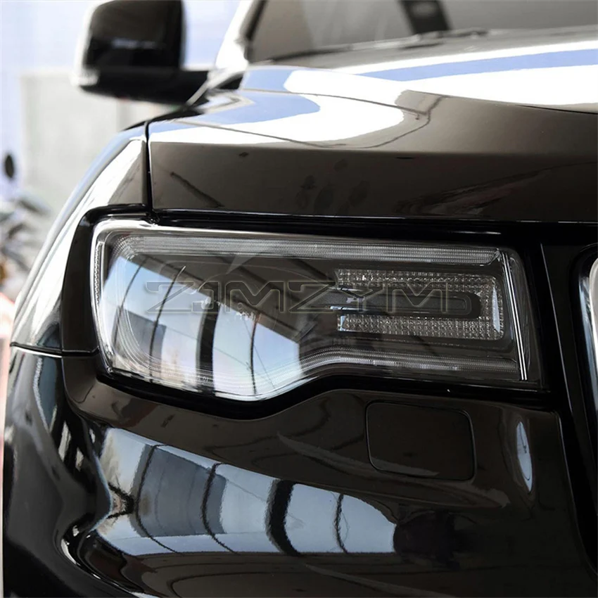 Car H​eadlight Lens Cover For Jeep Grand Cherokee 2014-2019 Transparent Lamp Shell Front Light Lampshade Headlamp Accessories