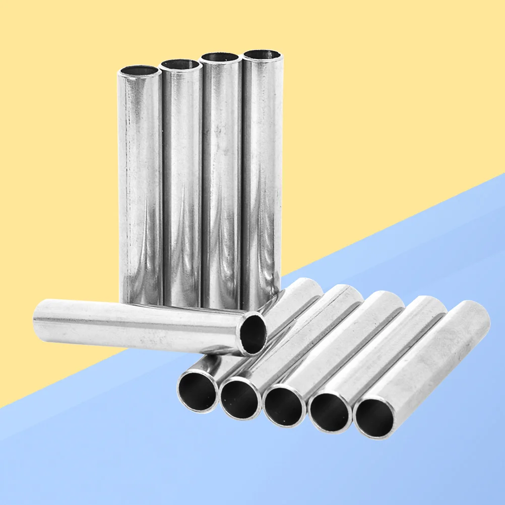 

10pcs 8Mm Stainless Steel Tube For Machine Handle Grips Lightweight Back Stem Tube Suitable For Most Standard Tattoo Accessories