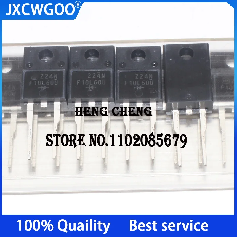 10PCS SF10L60U F10L60U TO-220F 600v/10a MOS FET  New original