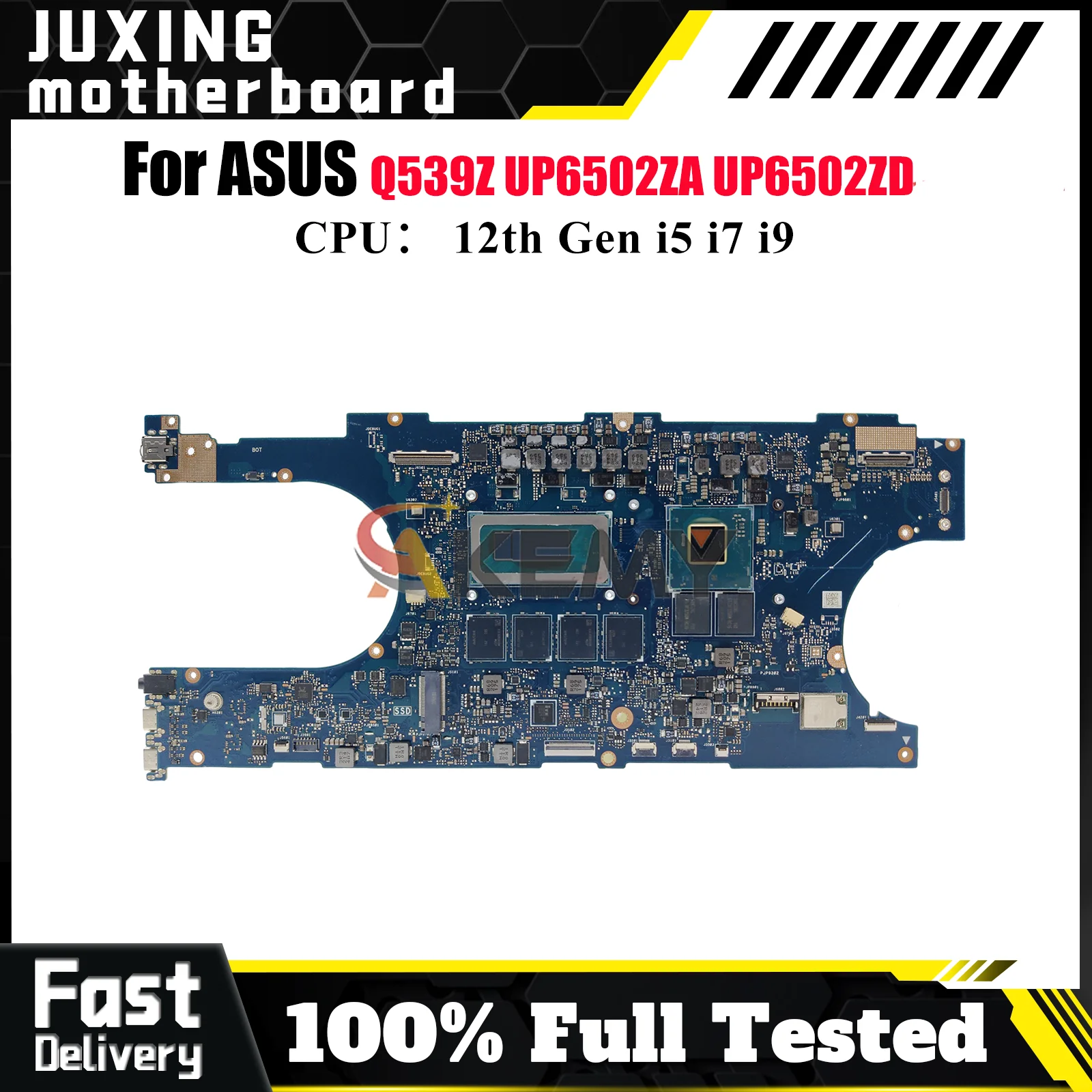 

UP6502ZD Материнская плата для ноутбука ASUS ZenBook Duo UP6502Z Q539Z UP6502ZA UP6502ZD Материнская плата с 12-го поколения i5 i7 i9 100% тестирование ОК