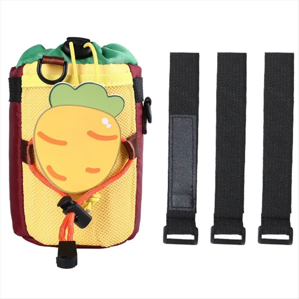 Cycling Water Bottle Carrot Bag Front Handlebar Storage Bicycle Bike Basket Electric Vehicle Parts Multi-Use Cup Pouch