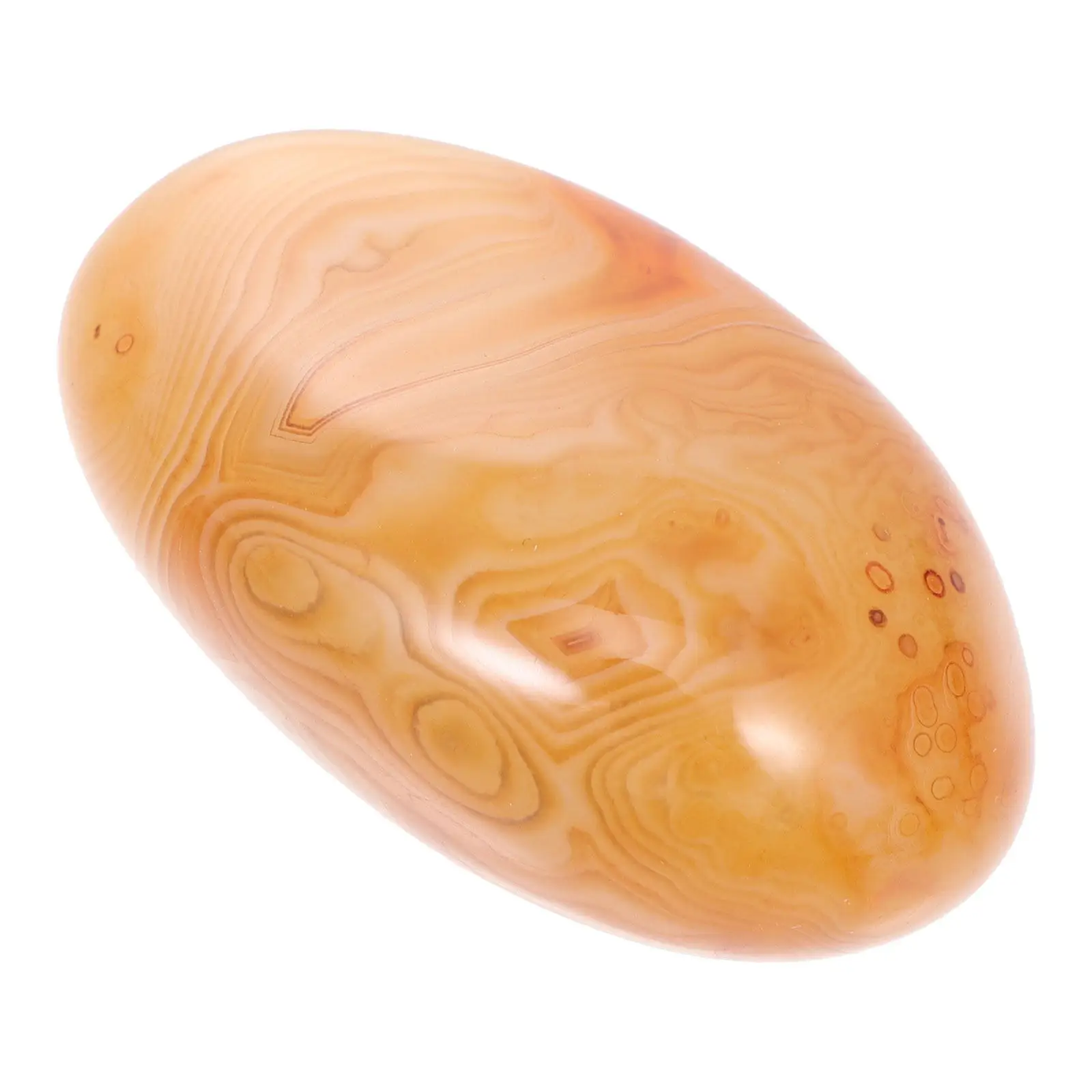 Natural Red Agate Crystal Stone Handheld Meditation Healing Decor Calms Emotions Enhances Clarity Clears Negative Energy
