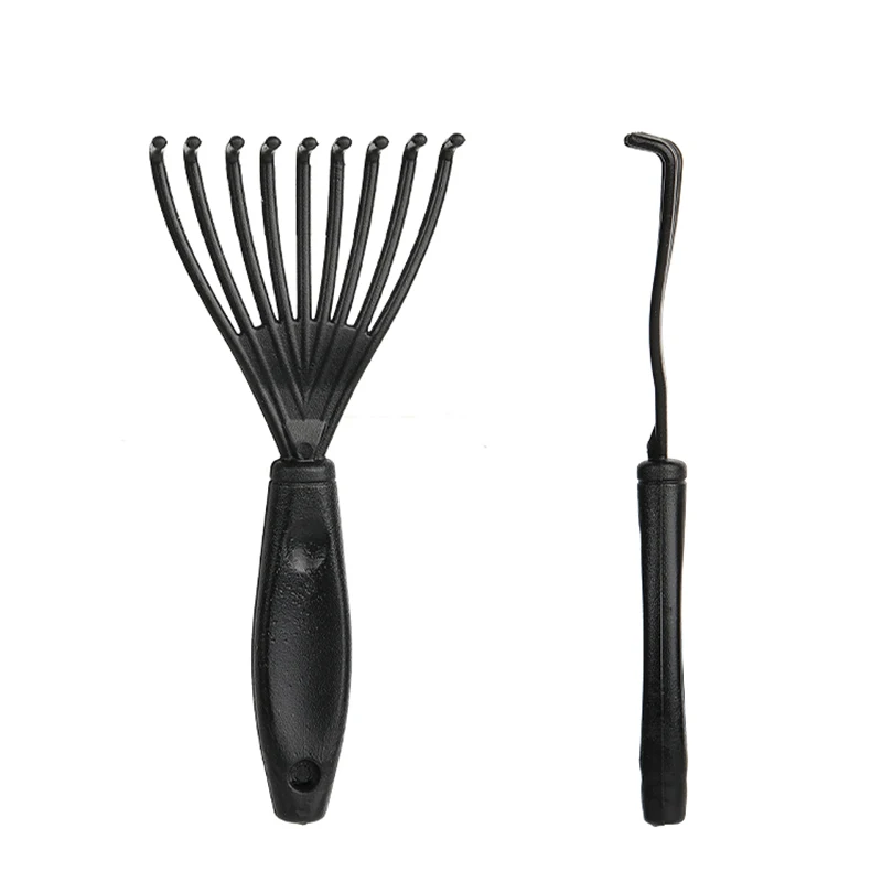 

Черная пластиковая щетка для чистки расчески - гаджет для удаления волос