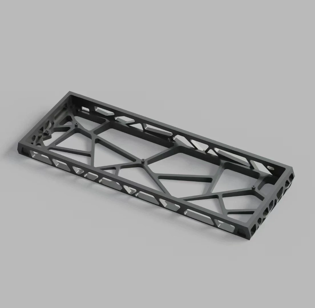 Holy60 Wooting 60HE GH60 Hollow Aluminum Keyboard Case Shell 60% Keys Layouts For Mad 60he Rakka hm66 Aula Win60 Gaming Keyboard