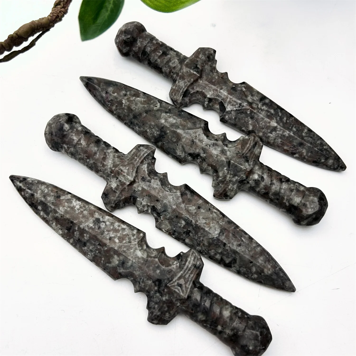 Kép 4: Félkegyelmű yooperlite Csiszolt üveg carved Cifraság Gyógyítás reiki Kő haza Hivatal dekor Beszedés Adomány