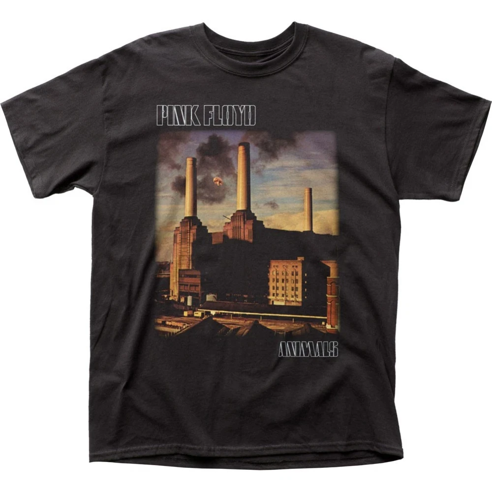 Pink Floyd Animals Men's T-shirt, Classic Music Concert Rock Band T-shirt, Couple's Pure Cotton Streetwear oversized t shirt