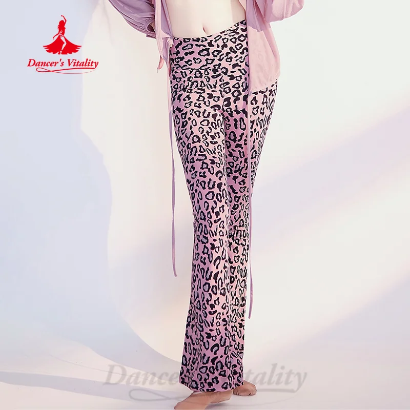 Belly Dance Costume for Women Sexy Leopard Print Slimming Pants Adult and Children's Oriental Belly Dancing Training Trousers