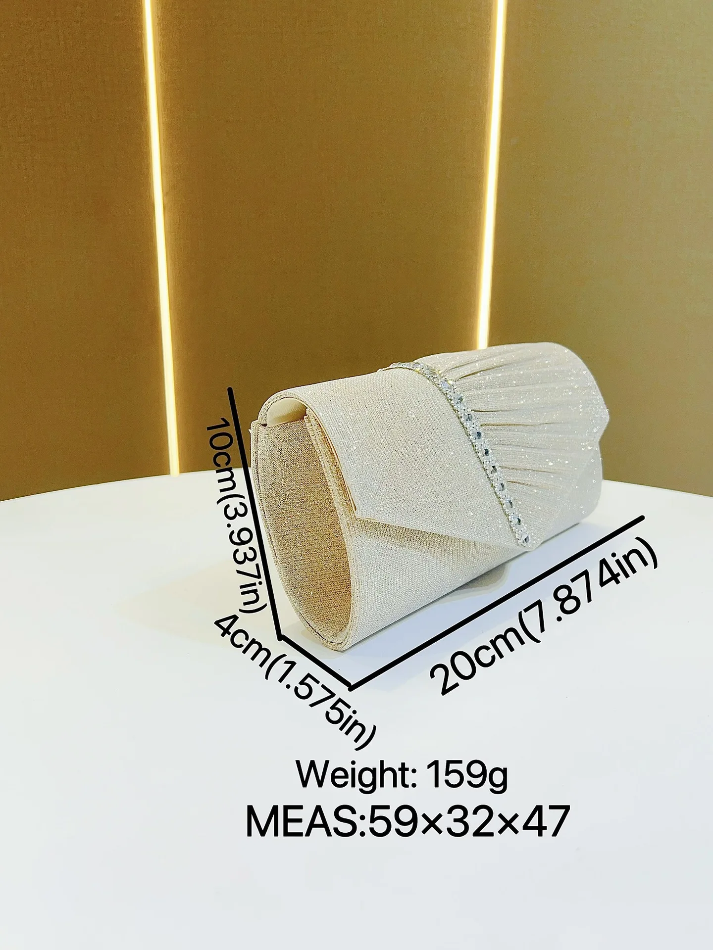 Bolso de mano plateado con purpurina para mujer, bolso de noche tipo sobre, bolso largo elegante a la moda, bolsos de hombro con cadena, bolso para fiesta de boda