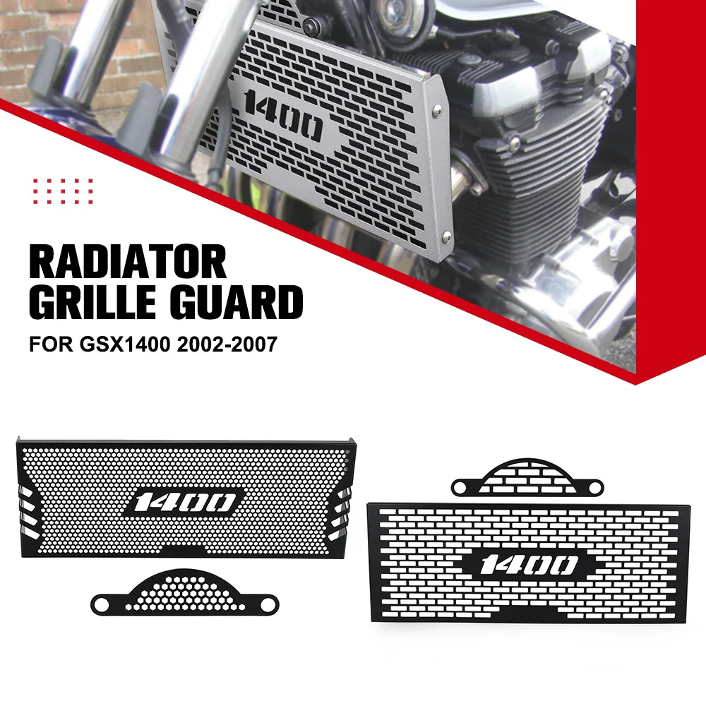 

Motorcycle Accessories Radiator Guard Cover Oil Cooler Protection FOR SUZUKI GSX1400 2002-2003-2004-2005-2006-2007 GSX 1400