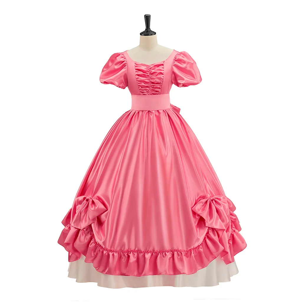 Pink Victorian Princess Dress Women Fashion Gothic Lolita Royal Victorian Rococo Princess Ball Gown