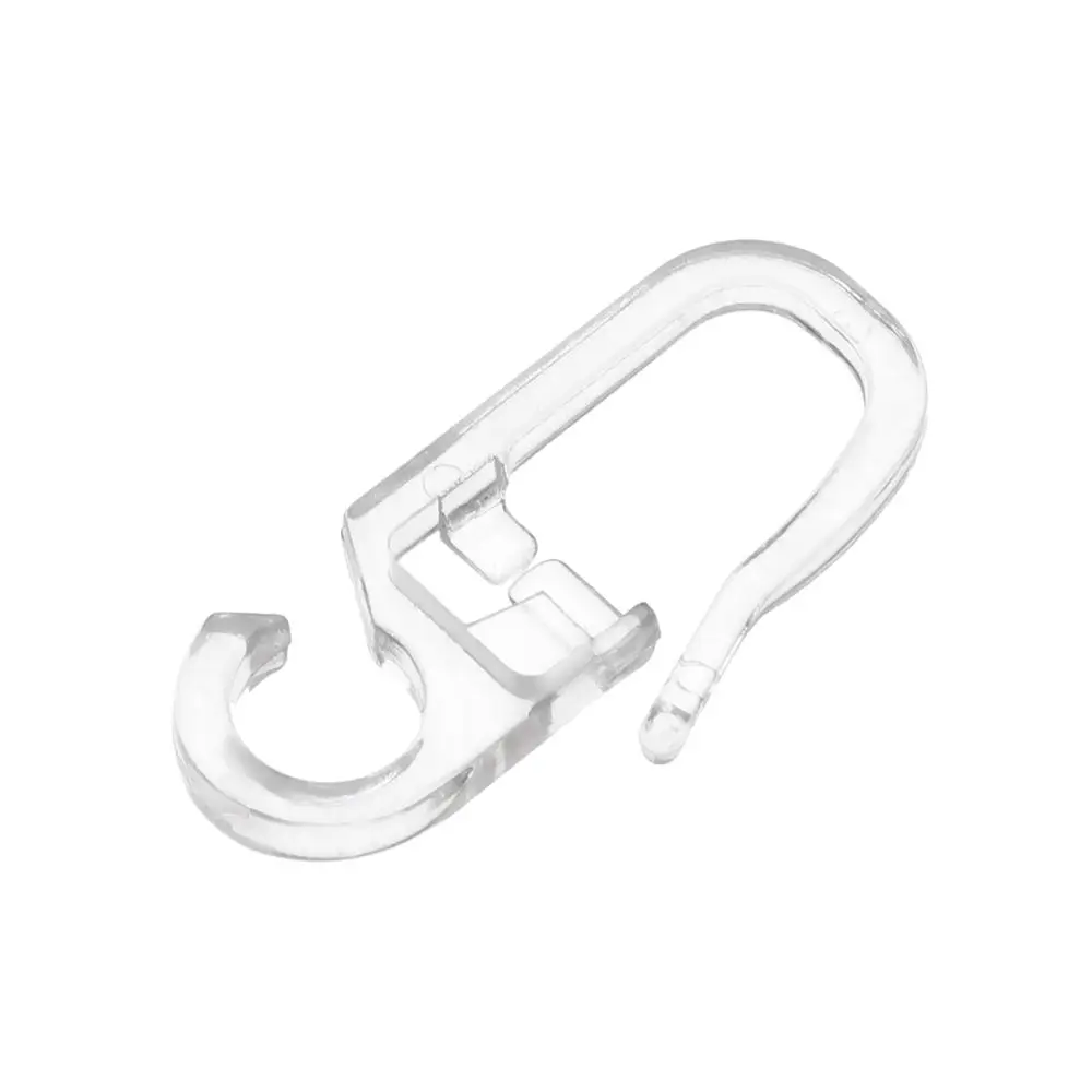 Plastic Special Durable Home Decor Curtain Hooks Wall Ring Sliding Hook Curtains Accessories