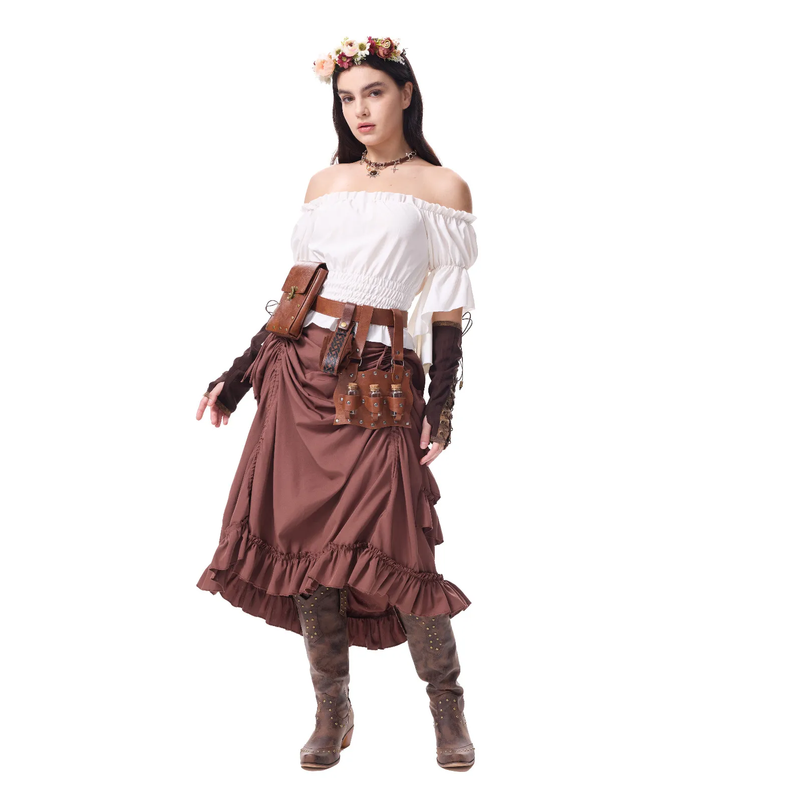 

Vintage Elegant Goth Dress High Waist Woman Clothing Sexy Streetwear Korean Harajuku Dress Halloween Vestidos Para Mujer