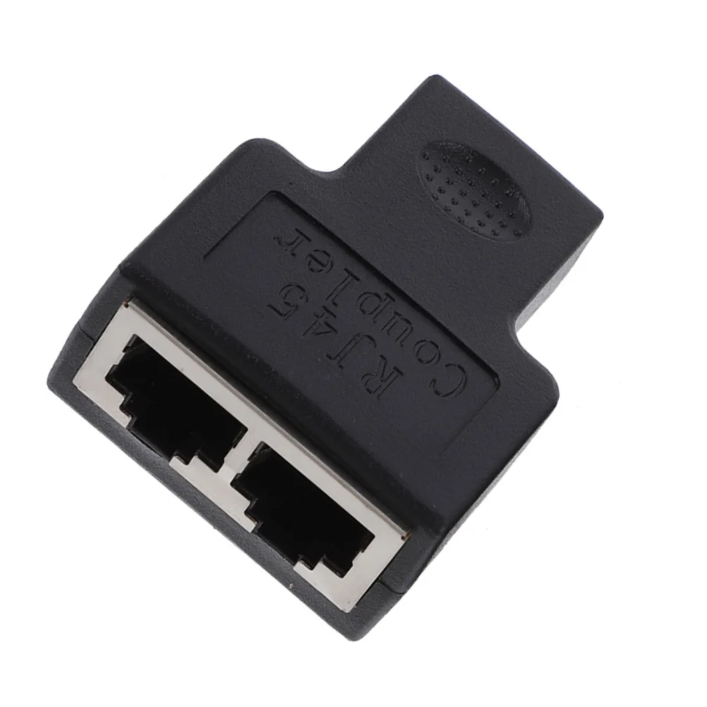 

Ethernet Accessories Rj45 Splitter Socket 1 to 2 Port Ethernet Adapter for Seamless Network Expansion in Multiple Rooms