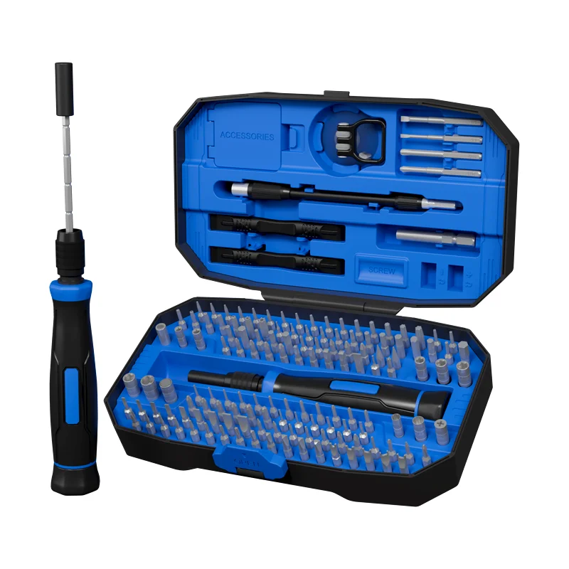 152 in 1 Professional Magnetic Repair Kit Precision Steel Bits Portable Tool Set for Smartphones Computers Cameras Maintenance