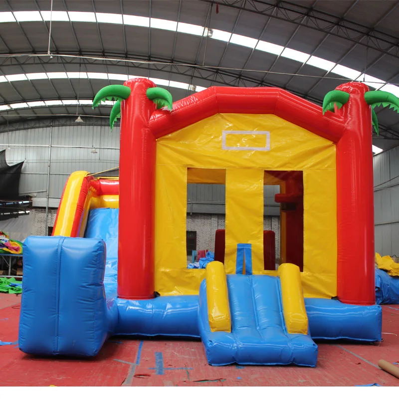 Floating inflatable water bouncy castle for kids  inflatable jumping castle giant adult inflatable sliding castle high quality