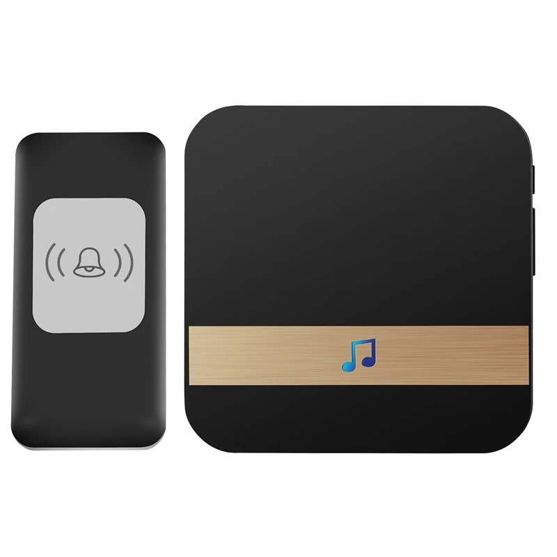 Timbre inalámbrico remoto PORK, timbre de llamada automático de larga distancia de 300M, campanas electrónicas inteligentes a prueba de agua, accesorio para el hogar inteligente