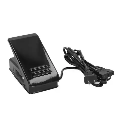 Sewing Machine Foot Pedal Nonslip  Stainless Steel US Plug 110V Replacement Foot Pedal for Household Black hot
