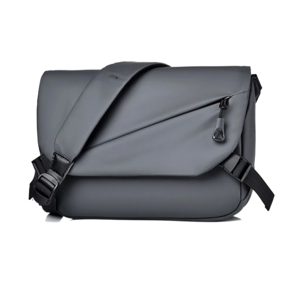 Large Capacity Men's Shoulder Bag Solid Adjustable Messenger Crossbody Bag Korean Purse Wallet Oxford Cloth Bag Men Women