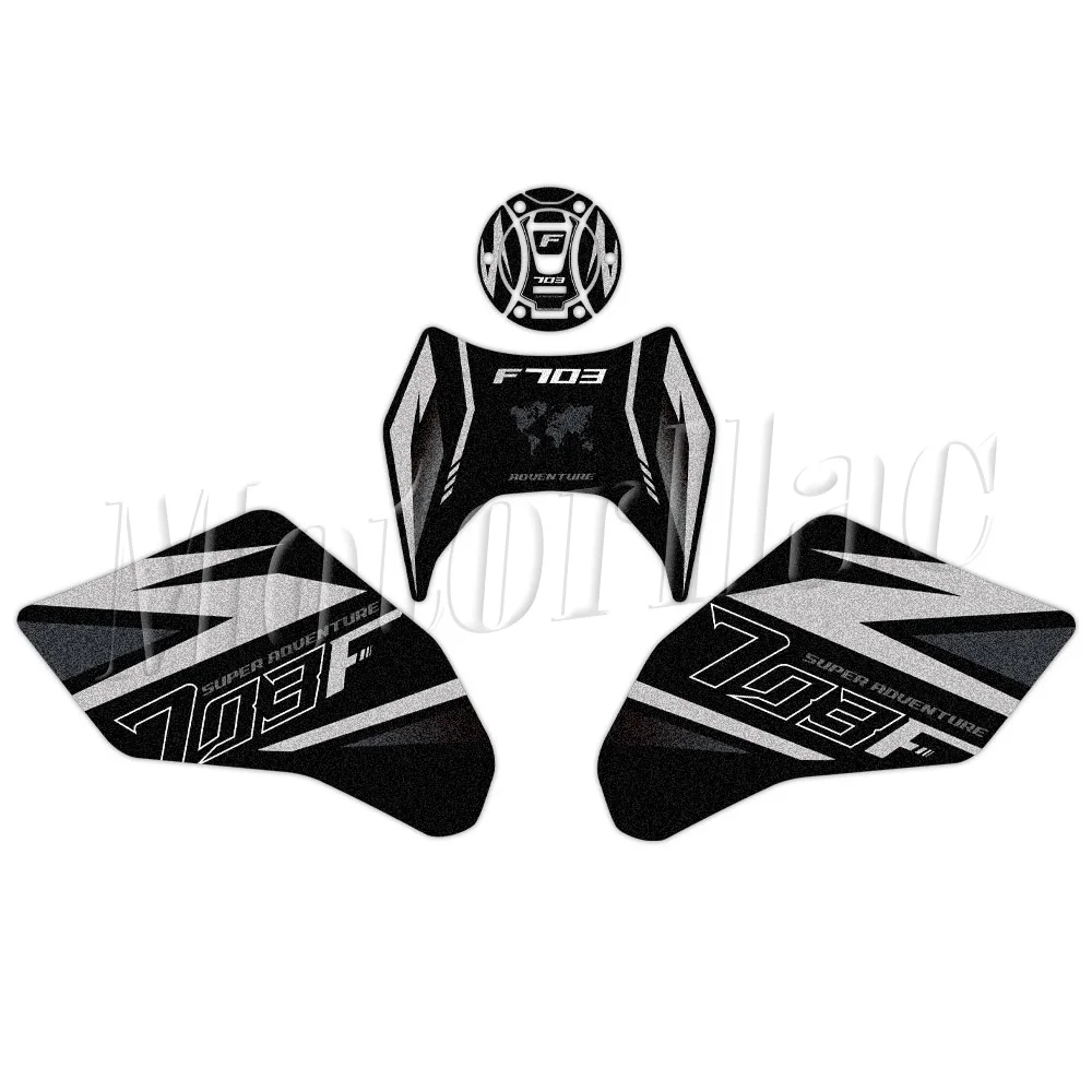 Motorrad-Seitentankpad Anti-Rutsch-Aufkleber Kniegriff-Schutz Aufkleber Zubehör für Zontes 703 F ZT703-F ZT 703F 2025 – Detail 7