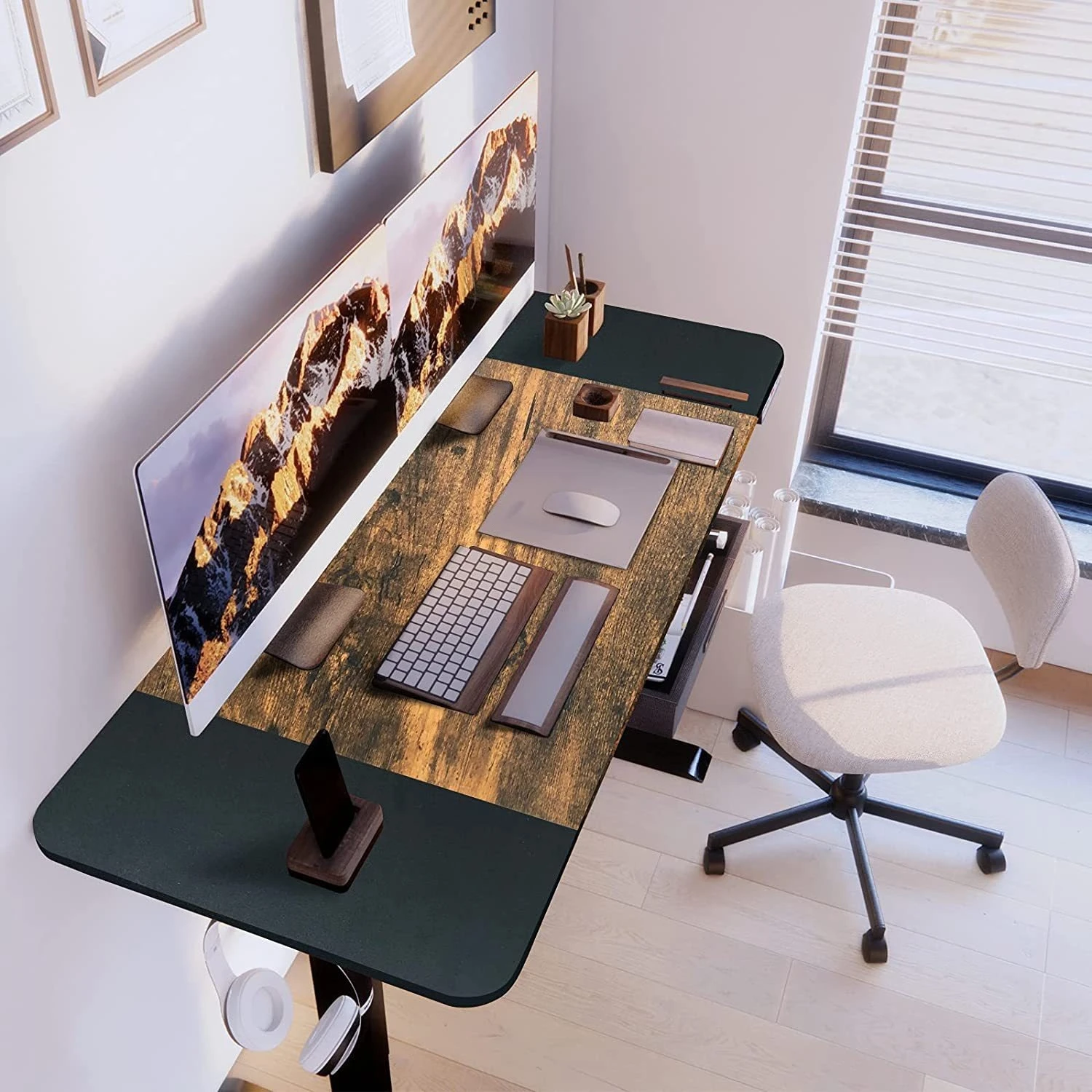 Gaming table Computer desk Home bedroom Height adjustment Desk drawer storage