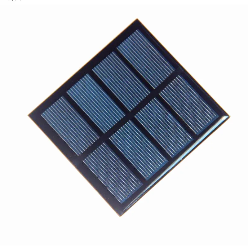 BUHESHUI  2V 450MA Mini Solar Panel Cell Module Solar Charger For 1.5V/1.2V Battery  80*75MM  10Pcs