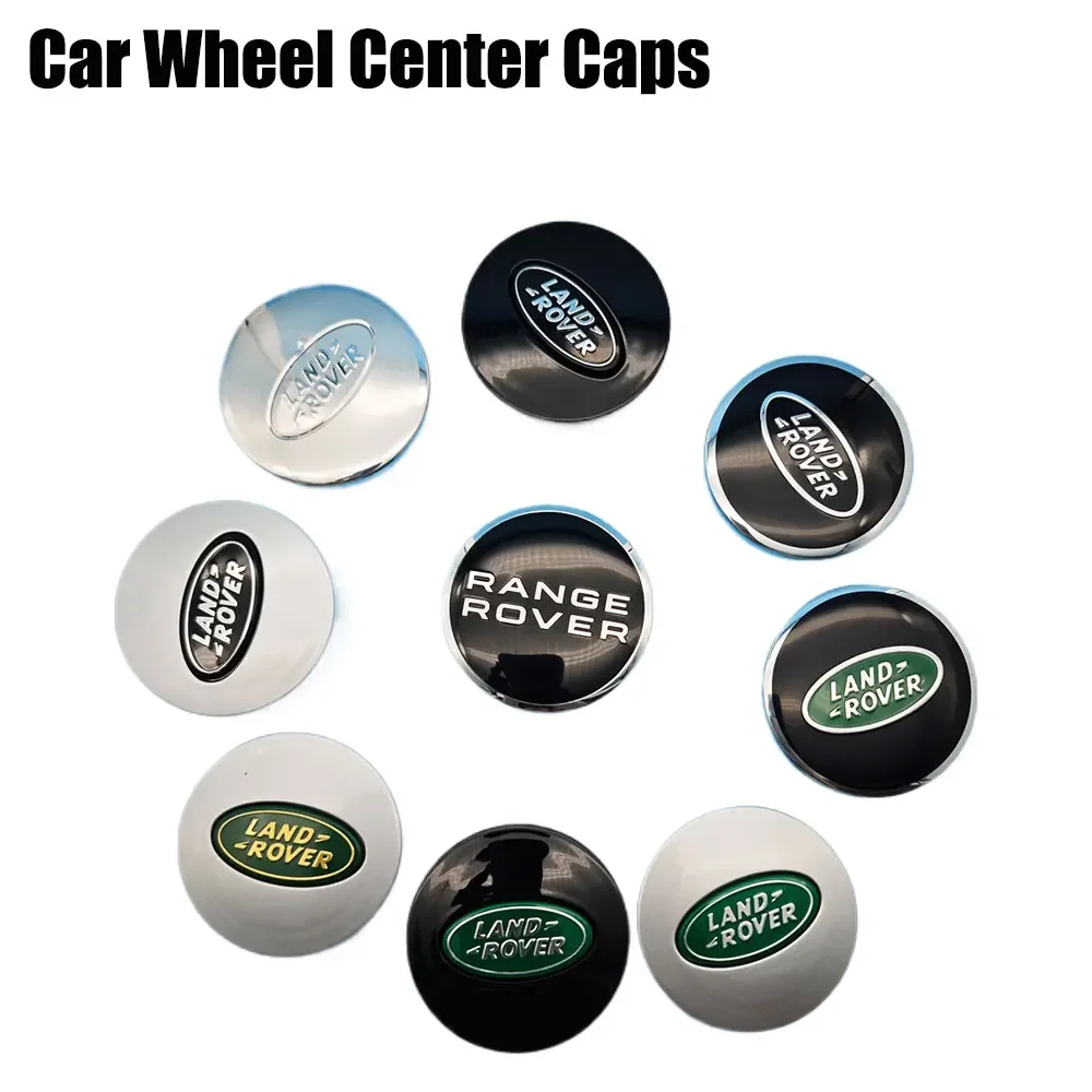 100Pcs ABS 62MM 63MM Land Rover Car Wheel Center Caps Emblem For LAND RANGE ROVER Discovery Sport L322 L320 Evoque Accessories