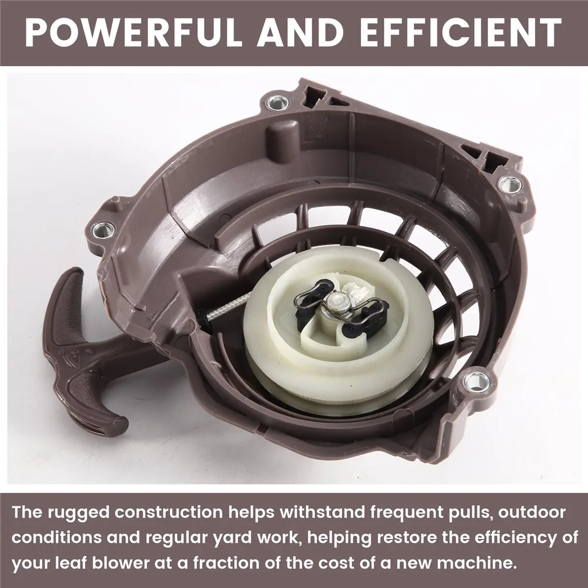 Pull Compatible with 1E48F 48F 63cc 6300 Earth Auger Post Hole 2 Stroke Engine