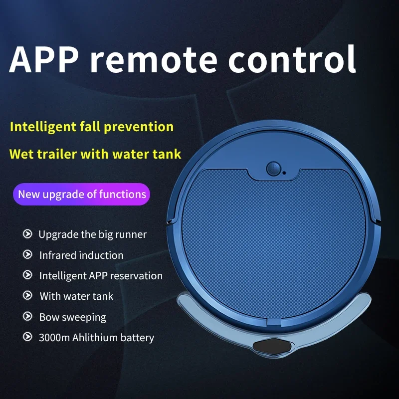 Newest APP Control Vacuum Cleaners Automatic Wet and Dry Robot Mop with Water Tank Smart Robot Vacuum Cleaner