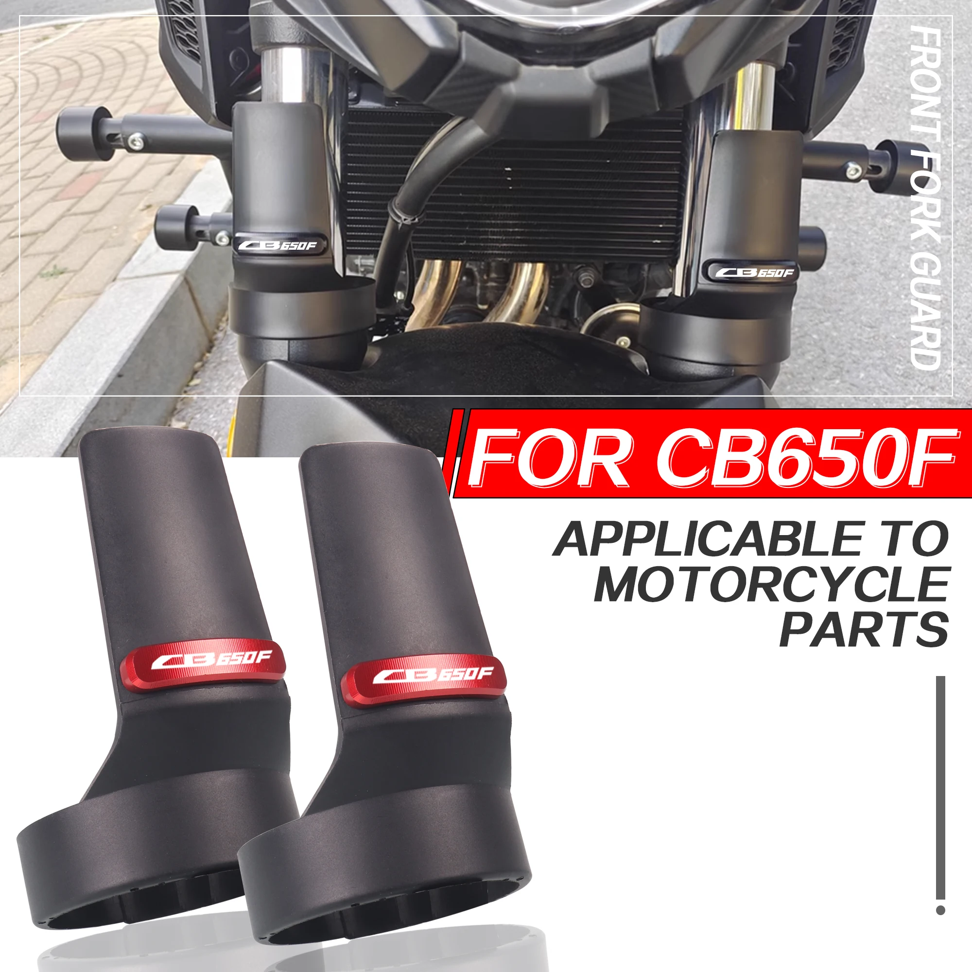 FOR HONDA CB650F CB 650F Motorcycle Front Fork Guard Shock Absorbing Protective Shell Cover Damping Dust Fender