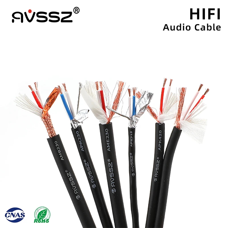 

Аудиокабель OFC XLR RCA Аудио Динамик Сигнальный кабель 2/4 ядра Моно Стерео Однорядные двухрядные кабели 3,5 ПК Наушники