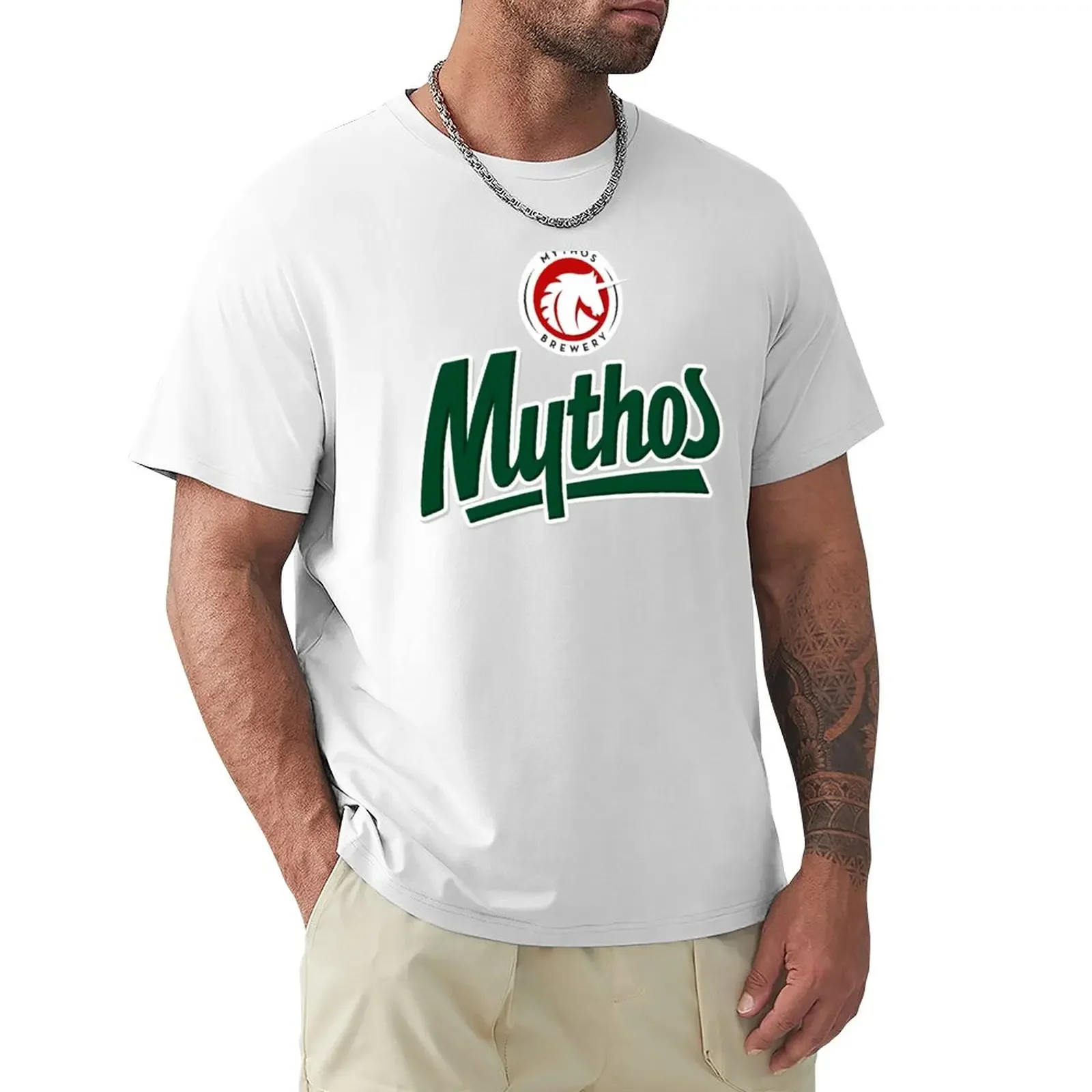 

Mythos-beer T-Shirt Aesthetic clothing custom shirt plus size tops T-shirts for men cotton