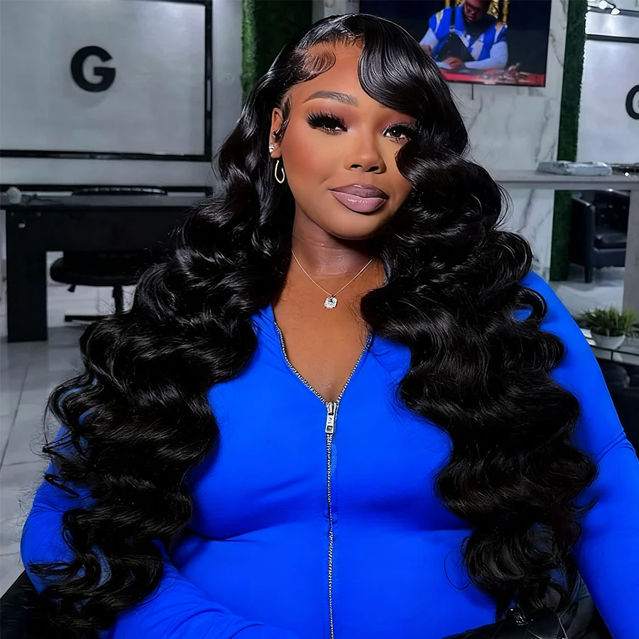 

13x4 13x6 HD Transparent Body Wave Lace Front Wig Pre Plucked 250 Density Lace Frontal Wig Human Hair Brazilian Wig For Women